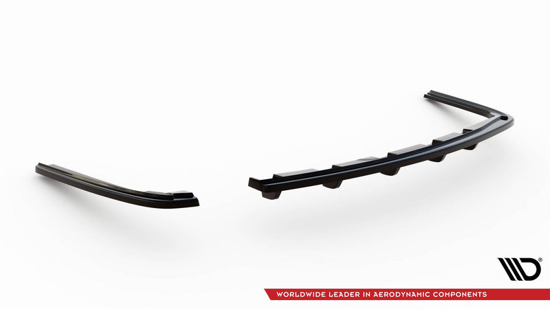 Maxton rear splitter til BMW 5 M-Pack F10 / F11 – blank sort – billede 4 af 5