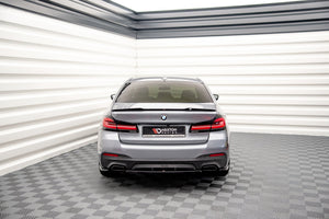 Maxton rear splitter til BMW 5 M-Pack Sedan / Touring G30 / G31 Facelift – blank sort – billede 1 af 5