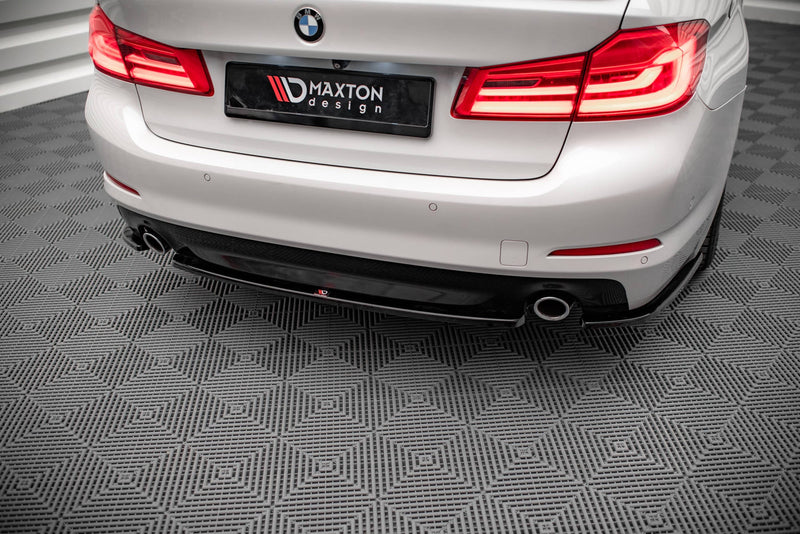 Maxton rear splitter til BMW 5 Sedan G30 – blank sort – billede 3 af 5