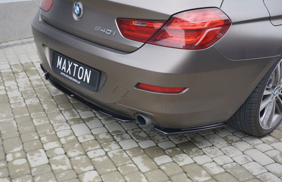 Maxton rear splitter til BMW 6 Gran Coupé – blank sort – billede 1 af 6