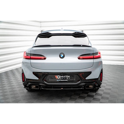 Maxton rear splitter til BMW X4 M-Pack G02 Facelift – blank sort – billede 1 af 5