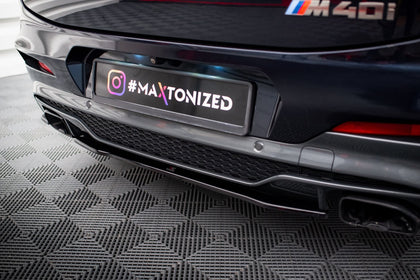 Maxton rear splitter til BMW X4 M40i G02 – blank sort – billede 1 af 5