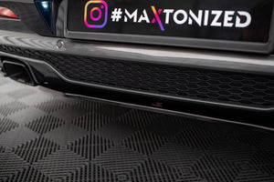 Maxton rear splitter til BMW X4 M40i G02 – blank sort – billede 3 af 5