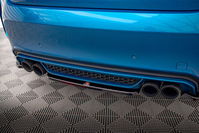 Maxton rear splitter til BMW X6 M F86 – blank sort – billede 2 af 5