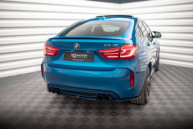 Maxton rear splitter til BMW X6 M F86 – blank sort – billede 1 af 5