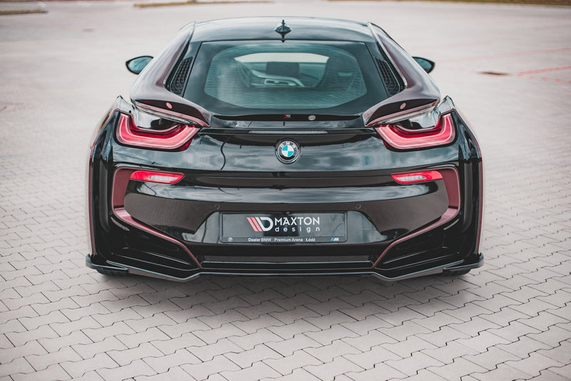 Maxton rear splitter til BMW i8 – blank sort – billede 1 af 8