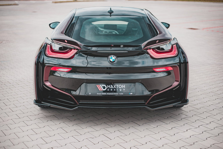 Maxton rear splitter til BMW i8 – blank sort – billede 1 af 8