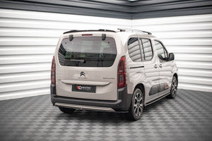 Maxton rear splitter til Citroen Berlingo Mk3 – blank sort – billede 2 af 5