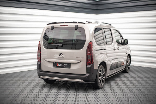 Maxton rear splitter til Citroen Berlingo Mk3 – blank sort – billede 2 af 5