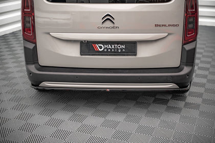 Maxton rear splitter til Citroen Berlingo Mk3 – blank sort – billede 1 af 5