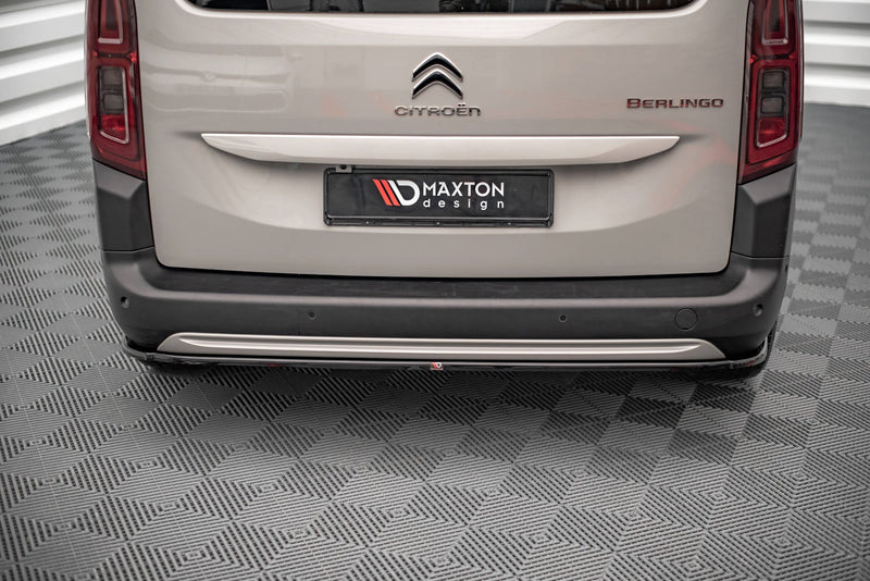 Maxton rear splitter til Citroen Berlingo Mk3 – blank sort – billede 1 af 5