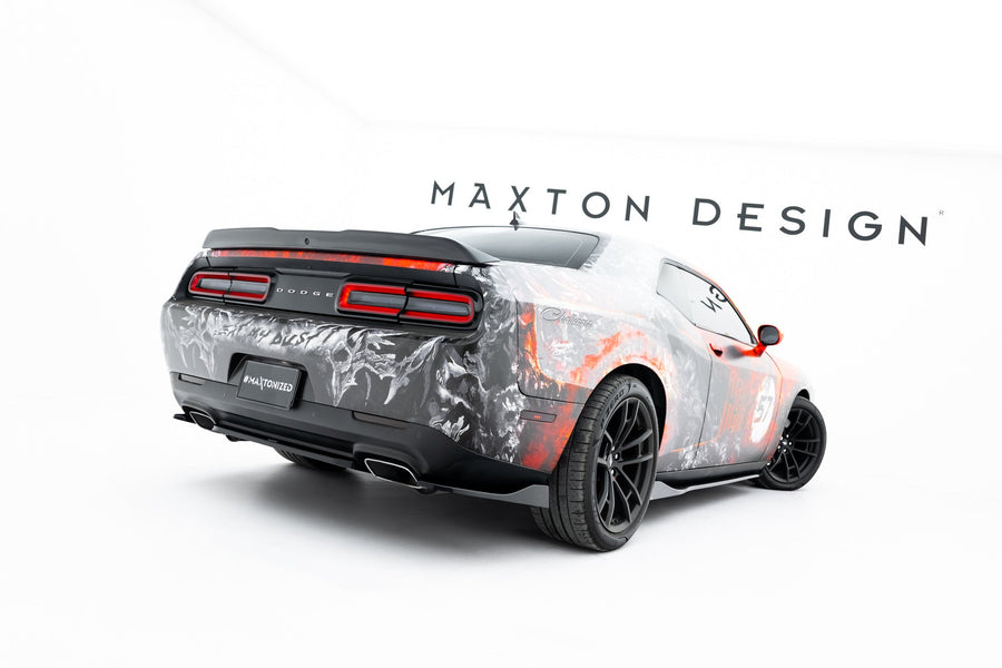 Maxton rear splitter til Dodge Challenger GT Mk3 Facelift – blank sort – billede 1 af 6