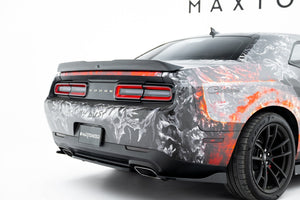 Maxton rear splitter til Dodge Challenger GT Mk3 Facelift – blank sort – billede 3 af 6