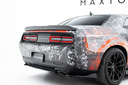 Maxton rear splitter til Dodge Challenger GT Mk3 Facelift – blank sort – billede 3 af 6