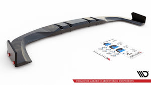 Maxton rear splitter til Mercedes-AMG A 45 S Aero Pack W177 – blank sort – billede 4 af 5