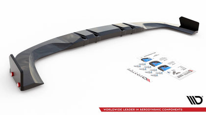 Maxton rear splitter til Mercedes-AMG A 45 S Aero Pack W177 – blank sort – billede 4 af 5