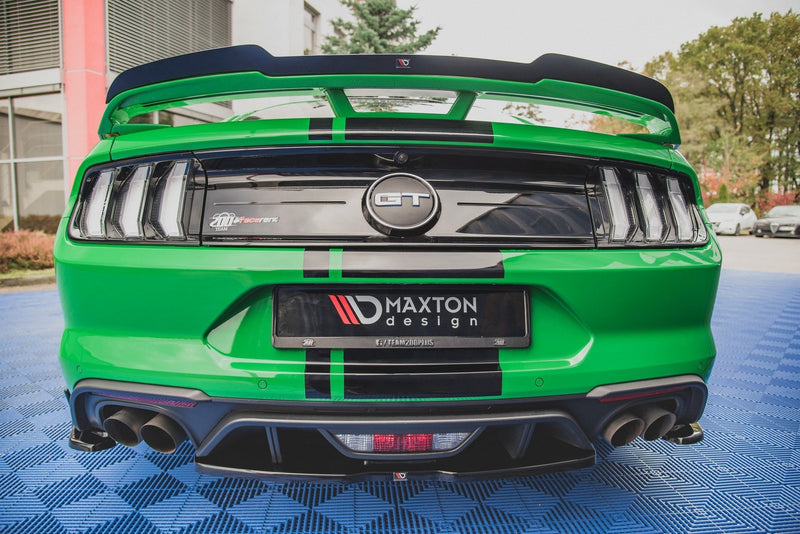 Maxton rear splitter til Ford Mustang GT Mk6 Facelift – blank sort – billede 1 af 6