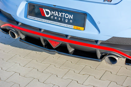Maxton rear splitter til Hyundai I30 N Mk3 Fastback – blank sort – billede 2 af 5