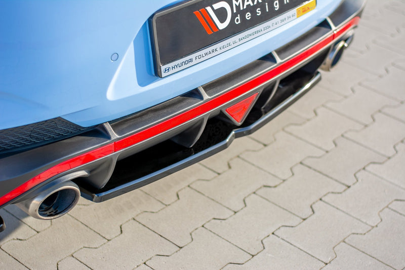Maxton rear splitter til Hyundai I30 N Mk3 Fastback – blank sort – billede 3 af 5