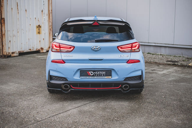 Maxton rear splitter til Hyundai I30 N Mk3 Hatchback – blank sort – billede 1 af 7