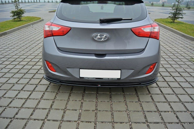 Maxton rear splitter til Hyundai i30 Mk2 – blank sort – billede 2 af 8