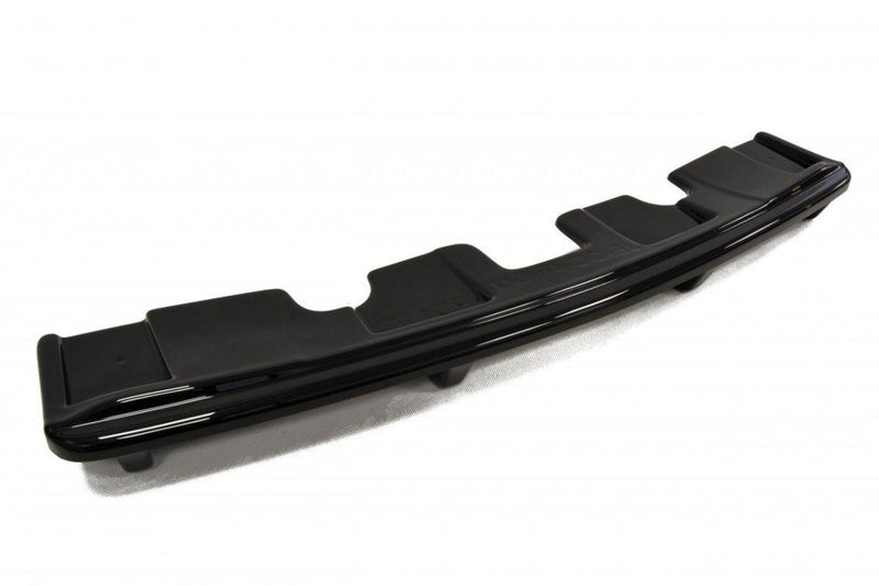 Maxton Central Rear Splitter Jeep Grand Cherokee Wk2 Summit Facelift (With A Vertical Bar) - Gloss Black