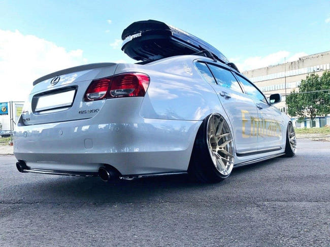 Maxton rear splitter til Lexus GS 300 Mk3 Facelift (without vertical bars) – blank sort – billede 2 af 5