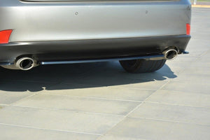Maxton Central Rear Splitter Lexus Is Mk3 T (Without Vertical Bars) - Gloss Black