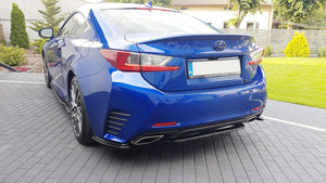 Maxton rear splitter til Lexus Rc Mk1 – blank sort – billede 1 af 3