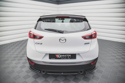 Maxton rear splitter til Mazda CX-3 – blank sort – billede 1 af 4