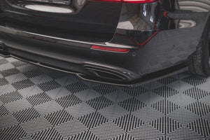 Maxton rear splitter til Mercedes-Benz E W213 – blank sort – billede 2 af 5