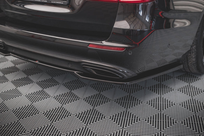 Maxton rear splitter til Mercedes-Benz E W213 – blank sort – billede 2 af 5