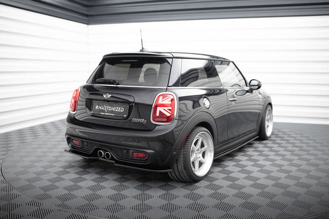 Maxton rear splitter til Mini Cooper S F56 / F56 Facelift – blank sort – billede 1 af 4