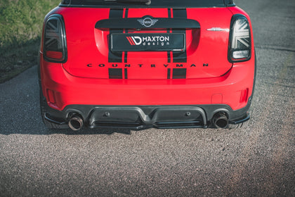 Maxton rear splitter til Mini Countryman Mk2 F60 JCW – blank sort – billede 1 af 6