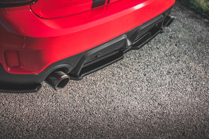 Maxton rear splitter til Mini Countryman Mk2 F60 JCW – blank sort – billede 2 af 6
