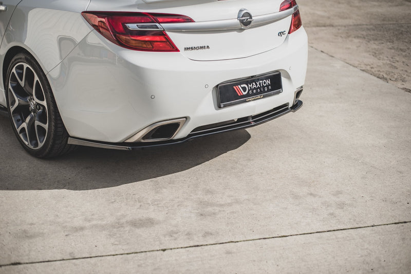 Maxton rear splitter til Opel Insignia Mk. 1 OPC Facelift – blank sort – billede 1 af 7
