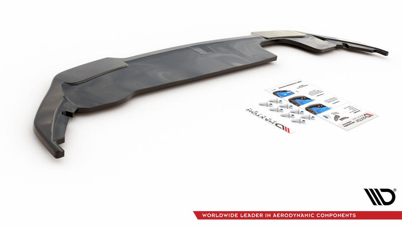 Maxton rear splitter til Peugeot 308 GT Mk2 Facelift – blank sort – billede 6 af 6