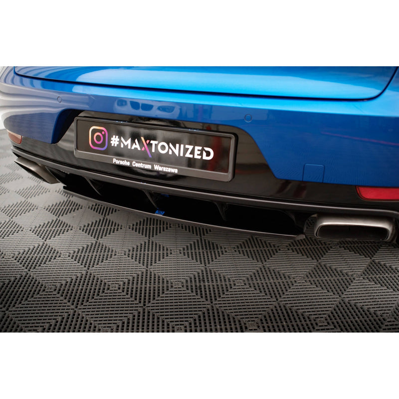 Maxton rear splitter til Porsche Macan Mk1 – blank sort – billede 2 af 6