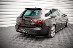Maxton Central Rear Splitter For Seat Exeo - Gloss Black