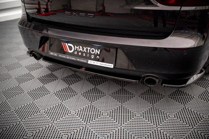 Maxton Central Rear Splitter For Seat Exeo - Gloss Black