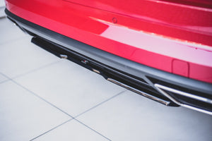 Maxton rear splitter til Skoda Kodiaq RS Mk1 / Mk1 Facelift – blank sort – billede 2 af 6