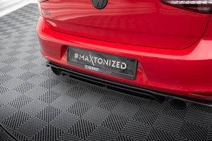 Maxton rear splitter til Volkswagen Golf Mk7 GTI Clubsport – blank sort – billede 2 af 3