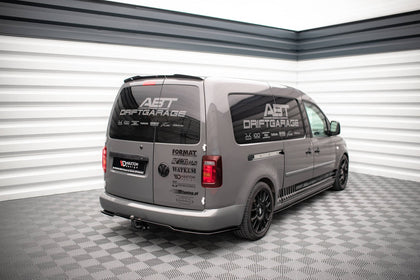Maxton rear splitter til Volkswagen Caddy Long Mk3 Facelift – blank sort – billede 2 af 5