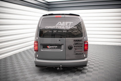 Maxton rear splitter til Volkswagen Caddy Long Mk3 Facelift – blank sort – billede 1 af 5