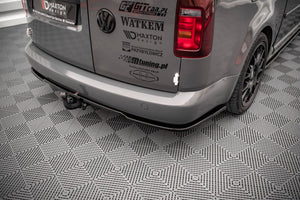Maxton rear splitter til Volkswagen Caddy Long Mk3 Facelift – blank sort – billede 3 af 5