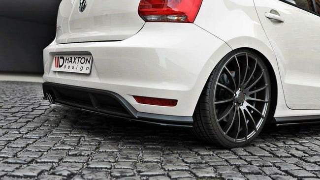 Maxton rear splitter til Volkswagen Polo GTI Mk5 Facelift – blank sort