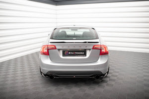 Maxton rear splitter til Volvo S60 Mk2 – blank sort – billede 1 af 6