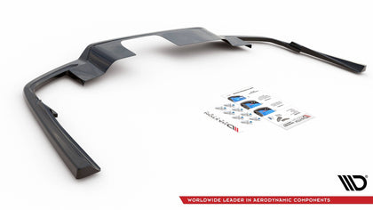 Maxton rear splitter til Volvo S60/V60 R-Design Mk3 – blank sort – billede 6 af 7
