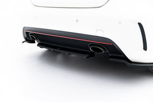 Maxton rear splitter til Mercedes-Benz W176 AMG-LINE – blank sort – billede 1 af 6
