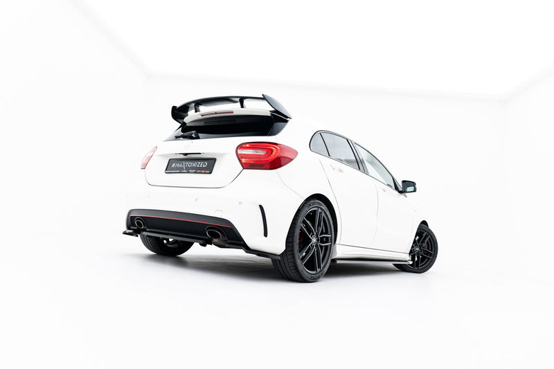 Maxton rear splitter til Mercedes-Benz W176 AMG-LINE – blank sort – billede 4 af 6